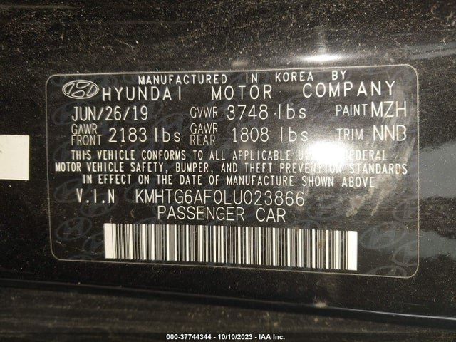 Hyundai Veloster 2.0 Premium 2020 KMHTG6AF0LU023866 Image 9