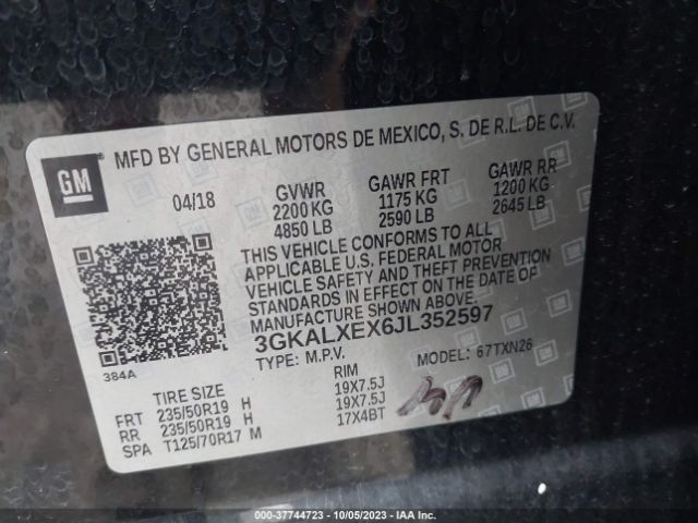 3GKALXEX6JL352597 GMC Terrain Denali