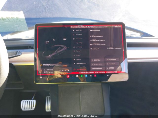 5YJ3E1EC5NF236563 Tesla Model 3 Performance Dual Motor All-wheel Drive