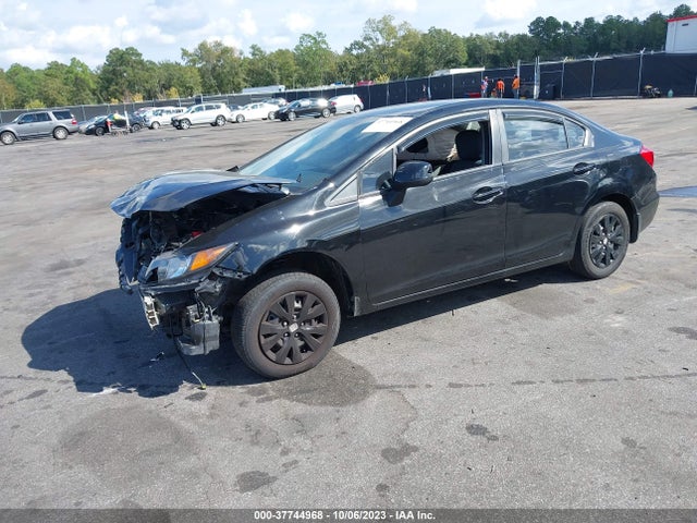 2012 HONDA CIVIC SDN LX VIN: 19XFB2F55CE070124