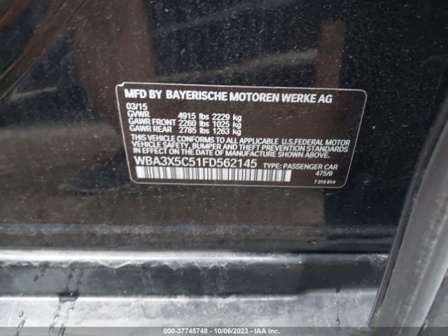 WBA3X5C51FD562145 BMW 3 Series Gran Turismo 328i Xdrive