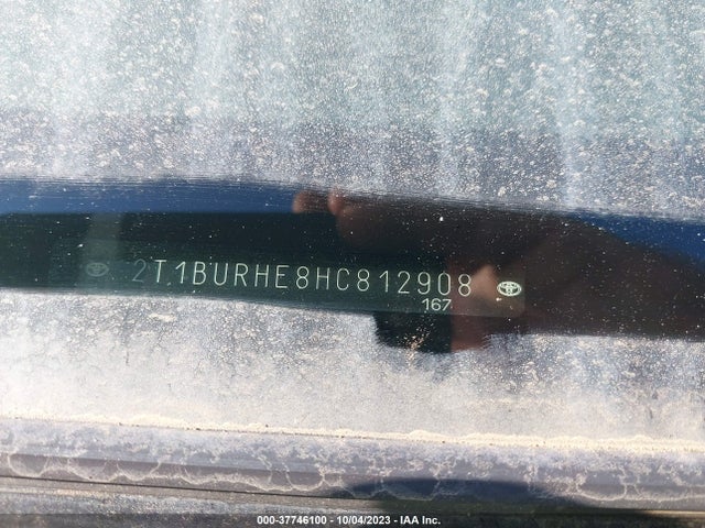 2017 TOYOTA COROLLA SE VIN: 2T1BURHE8HC812908