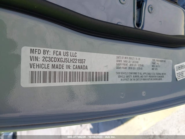 Dodge Charger Scat Pack Rwd 2020 2C3CDXGJ5LH221557 Image 9