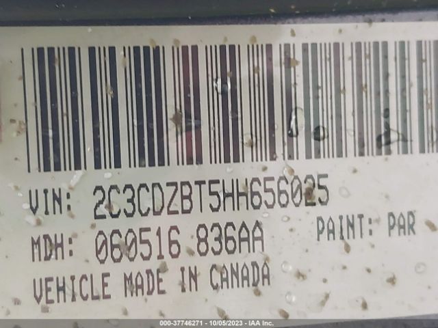 2C3CDZBT5HH656025 Dodge Challenger R/t