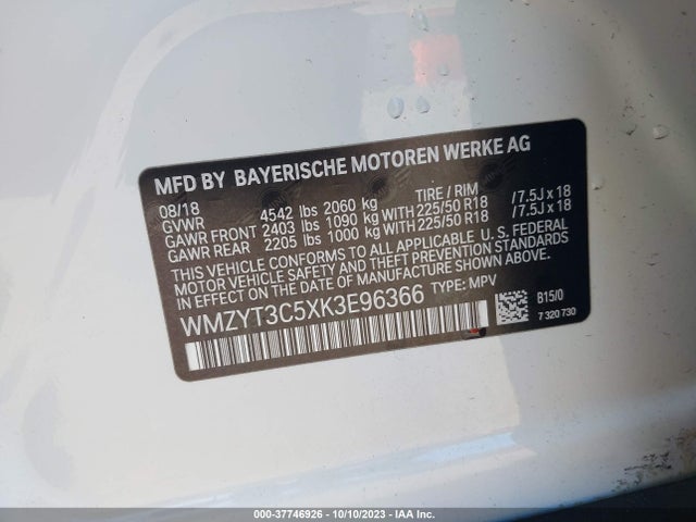 2019 MINI COUNTRYMAN WMZYT3C5XK3E96366 Photo 8
