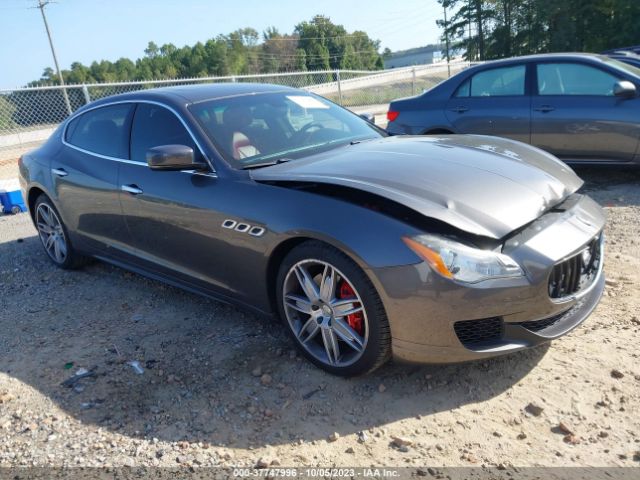 2015 Maserati Quattroporte S Q4 მანქანა იყიდება აუქციონზე, vin: ZAM56RRAXF1153987, აუქციონის ნომერი: 37747996
