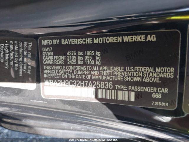 WBA2H9C32H7A25836 BMW 230i Xdrive