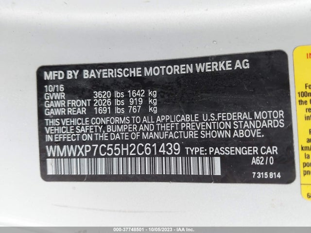 2017 MINI HARDTOP WMWXP7C55H2C61439 Photo 8