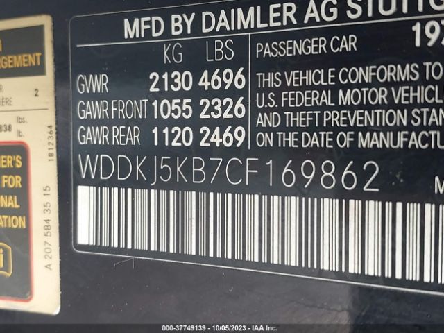 WDDLJ7DB7EA123705 Mercedes-Benz Cls-class Cls 550