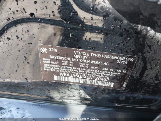 WBA3A5G5XENP29462 BMW 3 Series 328i