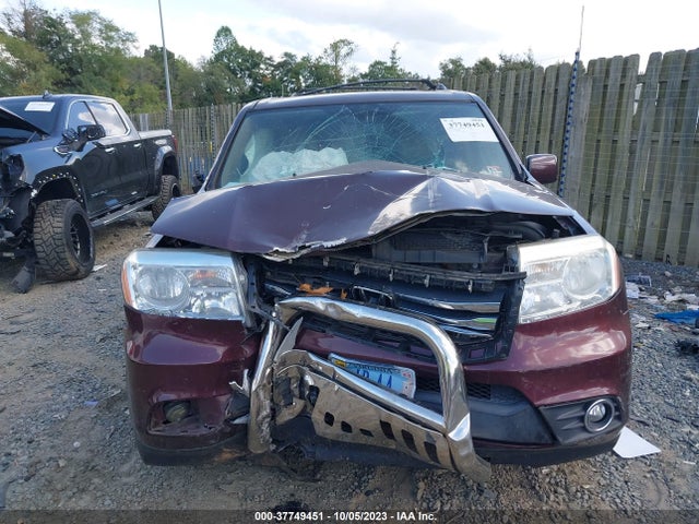 2013 HONDA PILOT EX-L VIN: 5FNYF4H57DB061989