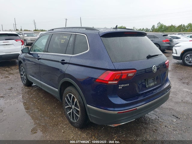 3VV3B7AX0MM057797 Volkswagen Tiguan Se/se R-line Black/sel