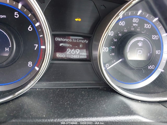 2013 HYUNDAI SONATA LIMITED PZEV VIN: 5NPEC4AC5DH579329