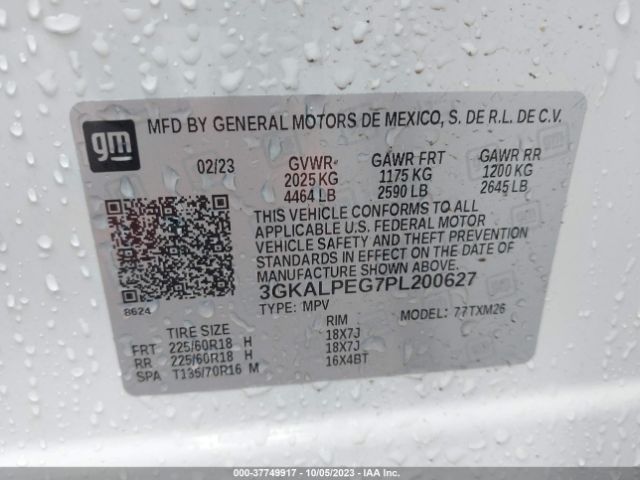3GKALPEG7PL200627 GMC Terrain Slt