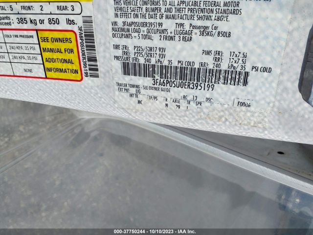 3FA6P0SU0ER395199 Ford Fusion Energi Titanium