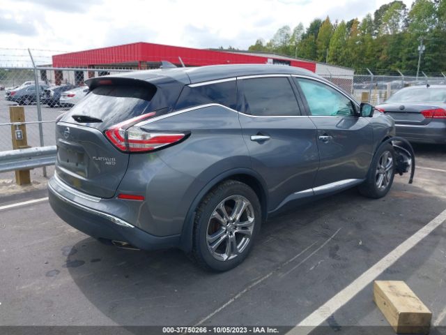 5N1AZ2MH0JN185141 Nissan Murano Platinum