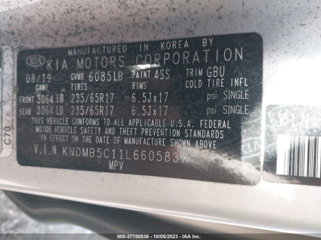 KNDMB5C11L6605837 KIA SEDONA LX