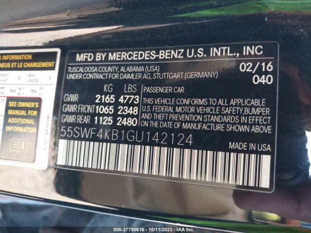 55SWF4KB1GU142124 Mercedes-Benz C 300 Sport 4matic/luxury 4matic/4matic