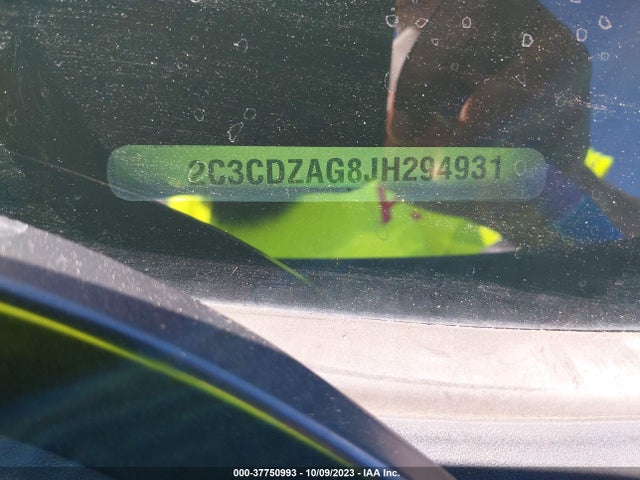 Dodge Challenger Sxt 2018 2C3CDZAG8JH294931 Image 9
