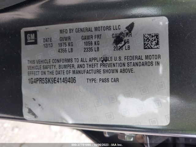 1G4PR5SK9E4149406 Buick Verano Convenience Group