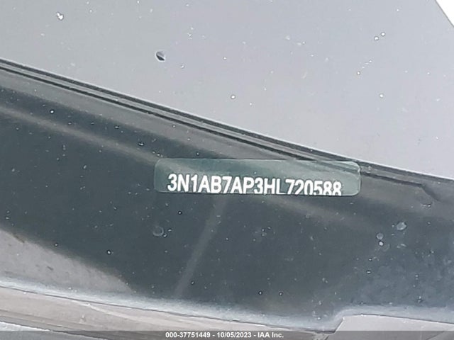 2017 NISSAN SENTRA SV VIN: 3N1AB7AP3HL720588