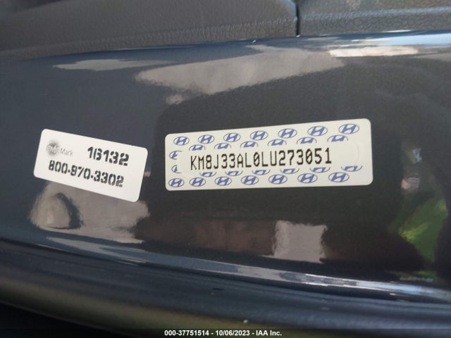 2020 HYUNDAI TUCSON LIMITED VIN: KM8J33AL0LU273051
