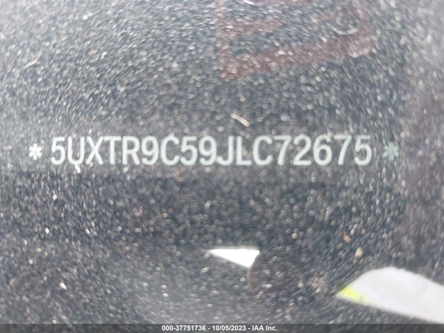 BMW X3 Xdrive30i 2018 5UXTR9C59JLC72675 Image 9