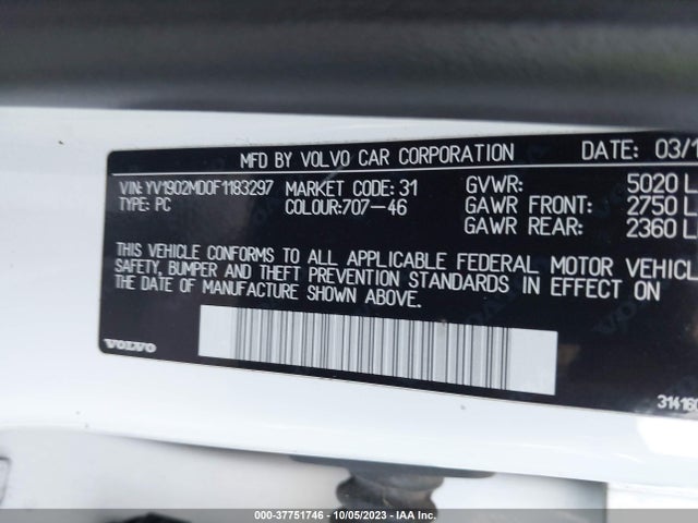 Volvo S80 T6 Platinum 2015 YV1902MD0F1183297 Image 9