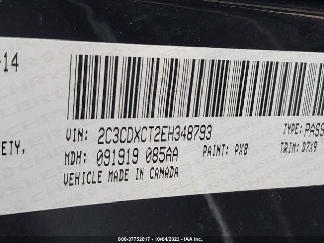 2C3CDXCT2EH348793 Dodge Charger Rt