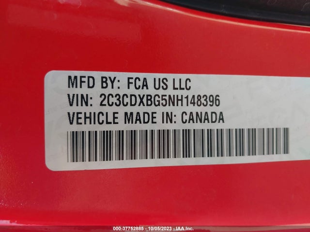 Dodge Charger Sxt 2022 2C3CDXBG5NH148396 Image 9