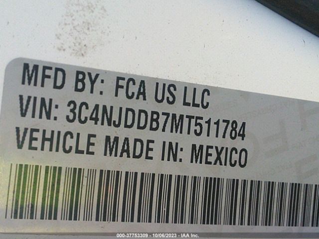 3C4NJDDB7MT511784 Jeep Compass Trailhawk