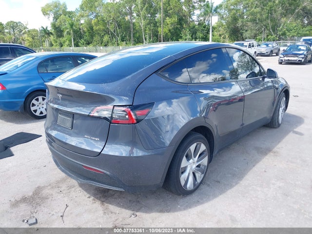 2022 TESLA MODEL Y LONG RANGE VIN: 7SAYGDEEXNA005676