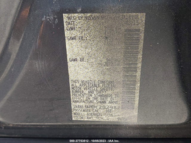 Nissan Altima 2.5 S 2015 1N4AL3AP0FC292982 Image 10