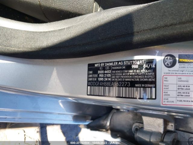 WDDGF4HB8EA962273 Mercedes-Benz C-class C 250
