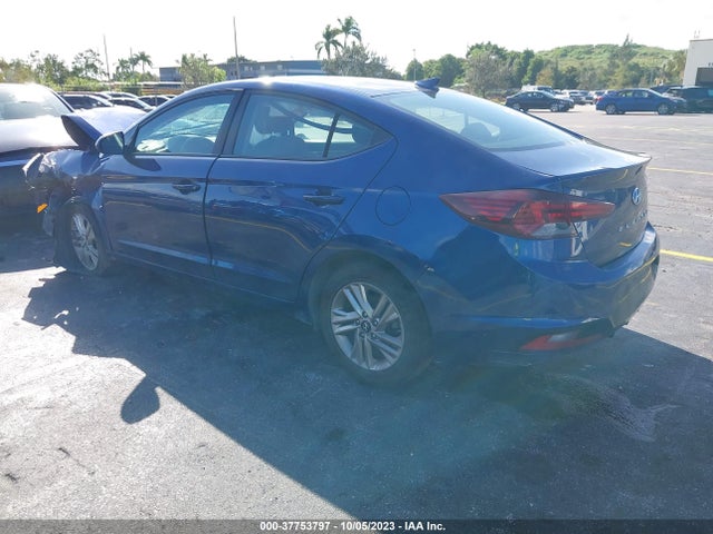 2019 HYUNDAI ELANTRA SEL VIN: 5NPD84LF7KH461798