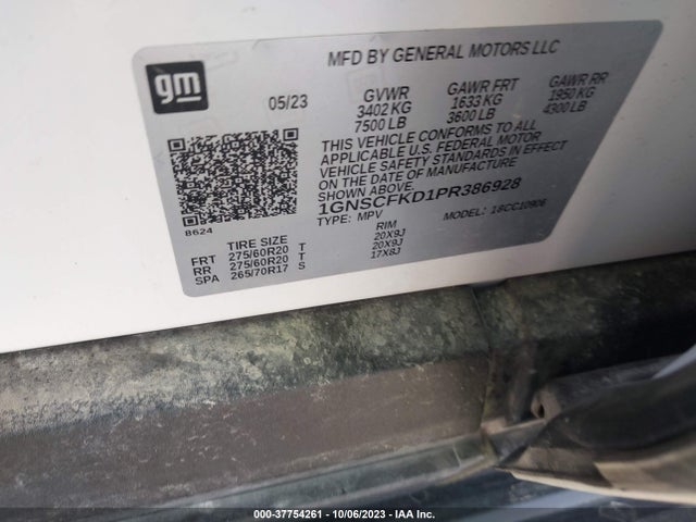 Chevrolet Suburban Premier 2023 1GNSCFKD1PR386928 Image 9