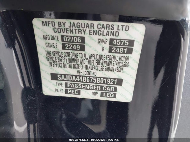 2007 JAGUAR XK SAJDA44B675B01921 Photo 8