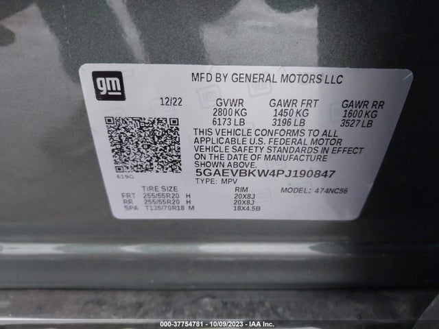 5GAEVBKW4PJ190847 Buick Enclave Premium