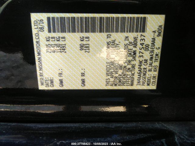 1N4AA6AP4HC375437 Nissan Maxima Platinum