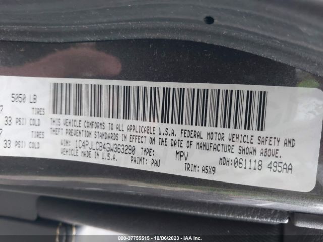 1C4PJLCB4GW363290 Jeep Cherokee Latitude