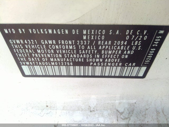 3VW6T7AU0LM012756 Volkswagen Golf Gti S/se/autobahn
