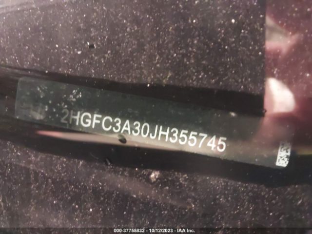 2HGFC3A30JH355745 Honda Civic Ex-t