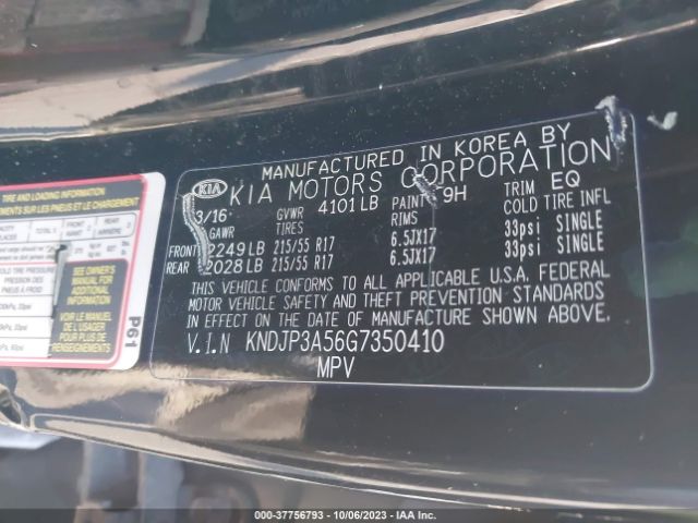 KNDJP3A56G7350410 KIA SOUL +