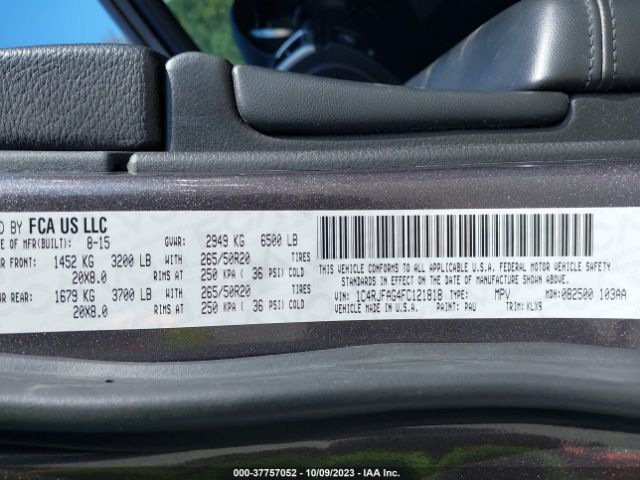 1C4RJFAG4FC121818 Jeep Grand Cherokee Altitude