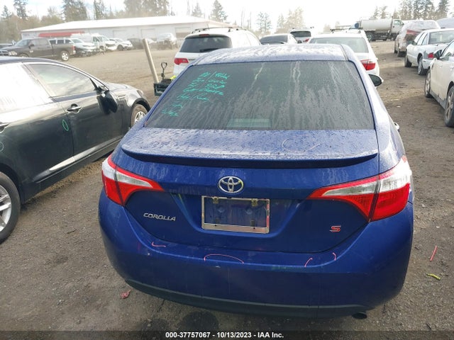 2016 TOYOTA COROLLA L/LE/S/S PLUS/LE PLUS VIN: 2T1BURHE9GC589664