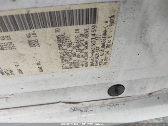 1N4AA6FV6NC501459 Nissan Maxima Platinum