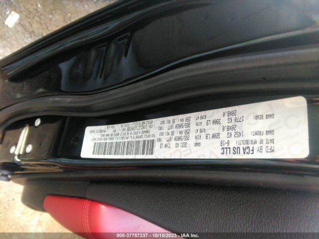 1C4SDJCT1JC497598 Dodge Durango R/t Awd