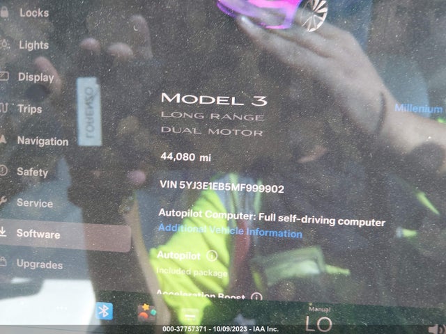 Tesla Model 3 Long Range 2021 5YJ3E1EB5MF999902 Image 7