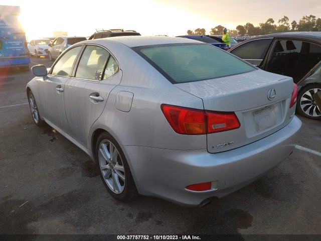 2006 LEXUS IS 250 MANUAL/AUTO VIN: JTHBK262165015446