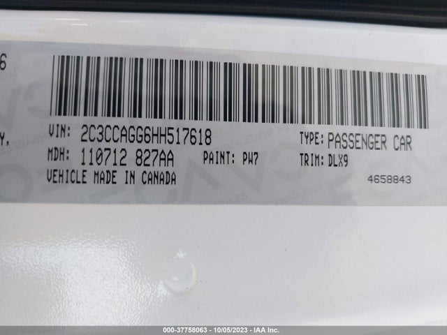 2C3CCAGG6HH517618 Chrysler 300 300s